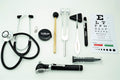 Otoscope, Dual-Head Stethoscope, Taylor Hammer, C128 Tuning Fork, Led Medical Penlight, Snellen Pocket Plastic Eye