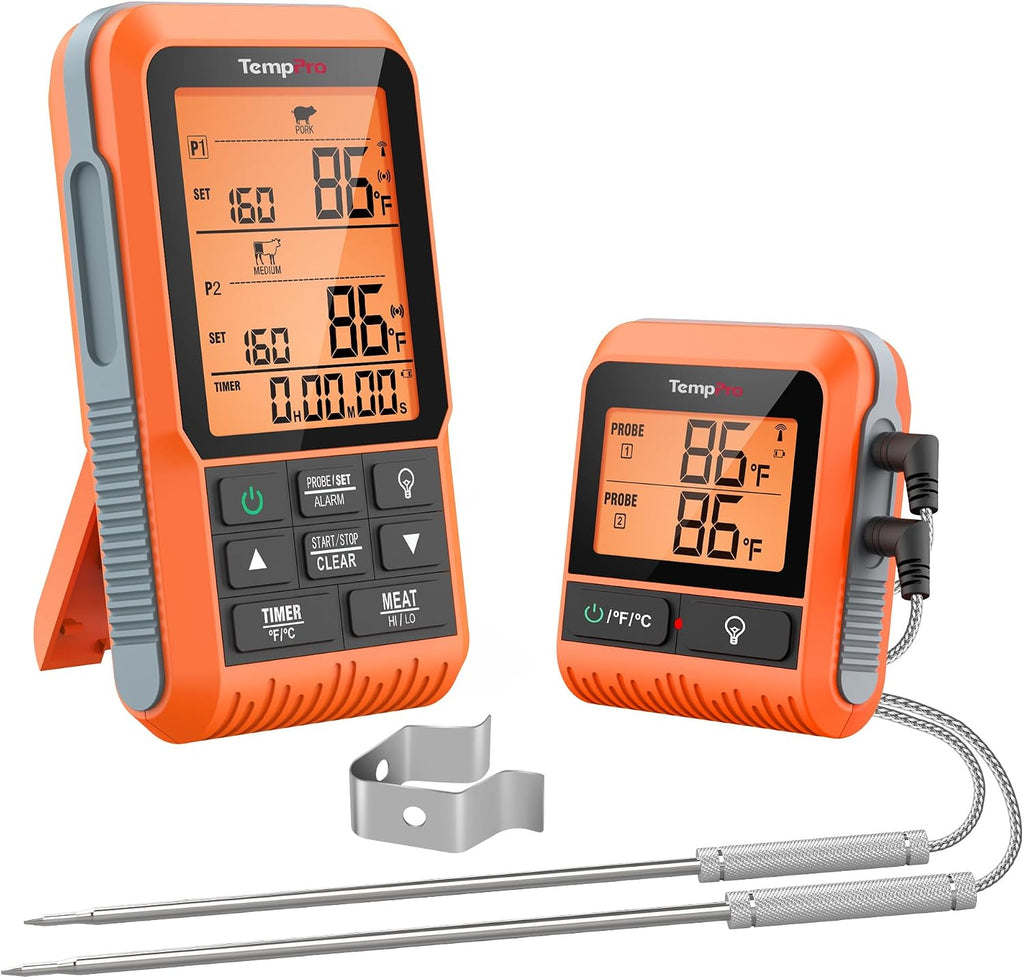 TempSync 500FT Wireless Meat Thermometer for Grilling and Smoking