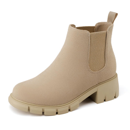 Girls Ankle Boots Kids Chunky Chelsea Booties Size 2 Little Kid