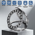 uxcell Thrust Ball Bearings, 35mm Bore 68mm OD 24mm Thick 51307 ABEC5