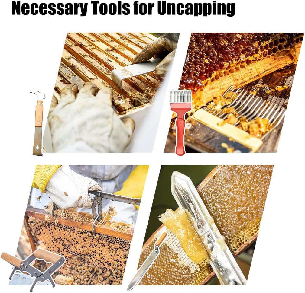 Beekeeping Supplies Bee Keeper Starting Kit 24 Pcs Beekeeping Tool Kit Bee Smoker Kit Including Beehive