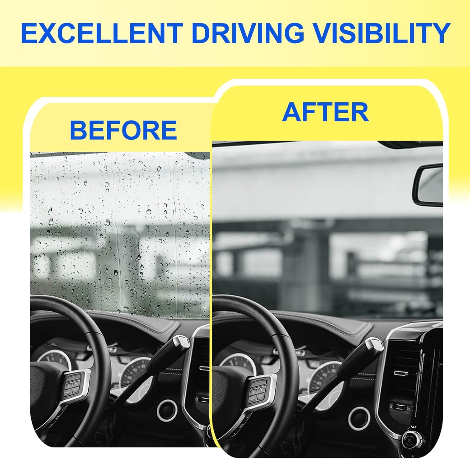 OEM Quality 22" + 19" Premium All-Seasons Durable Stable and Quiet Windshield Wiper Blades-J Hook Wipers(Set of 2)