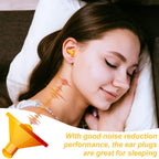 24 Pairs Ear Plugs Silicone Waterproof Reusable Earplugs, Vivid Colors