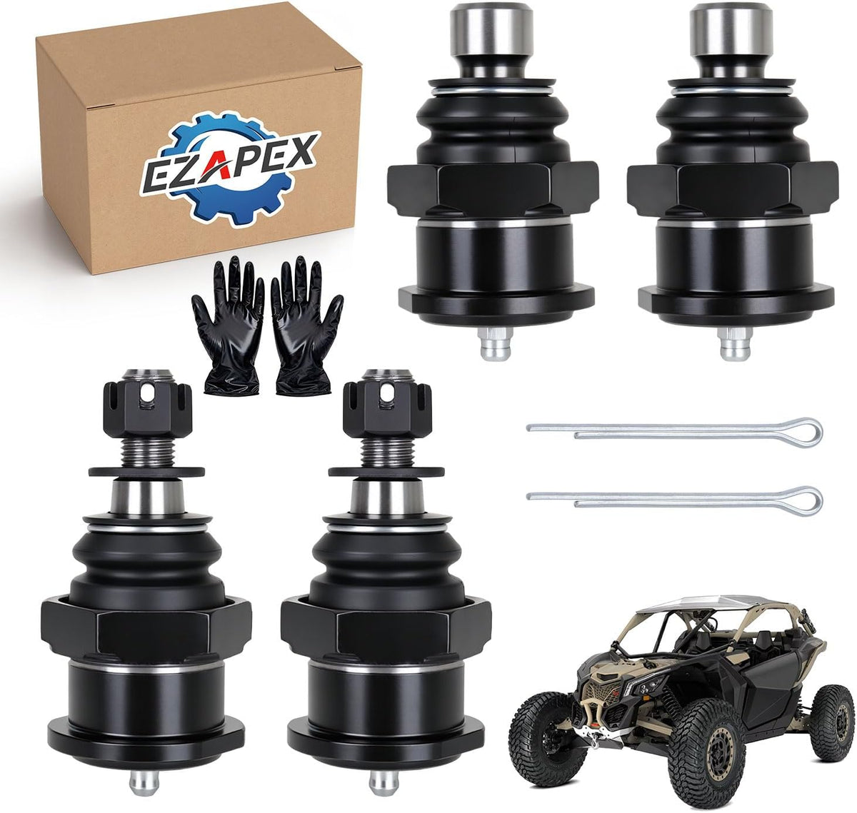 KRBJX3-PACK Upgraded Heavy Duty Replacement Ball Joint Compatible with 2017-2023 Can-Am Maverick X3