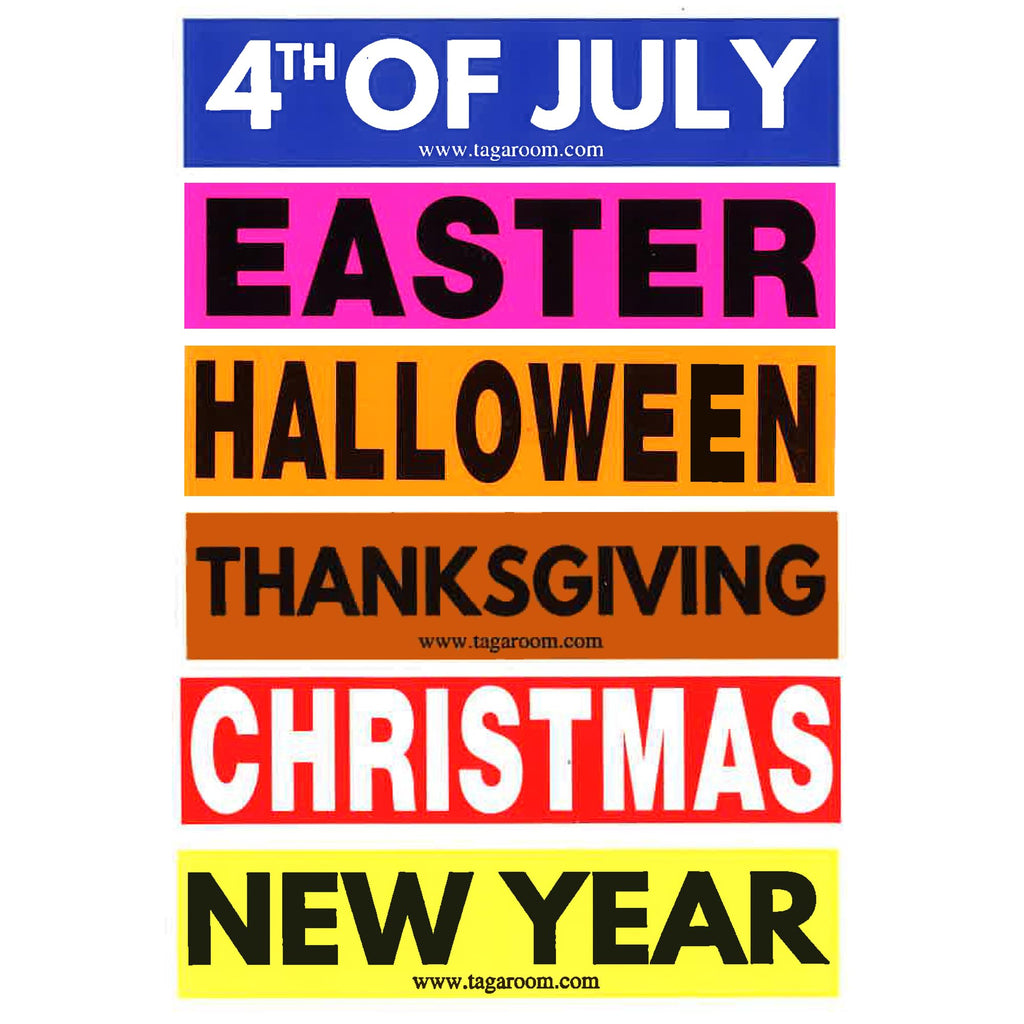 Holiday Color Coded Label Multi Pack (Multi Holiday)