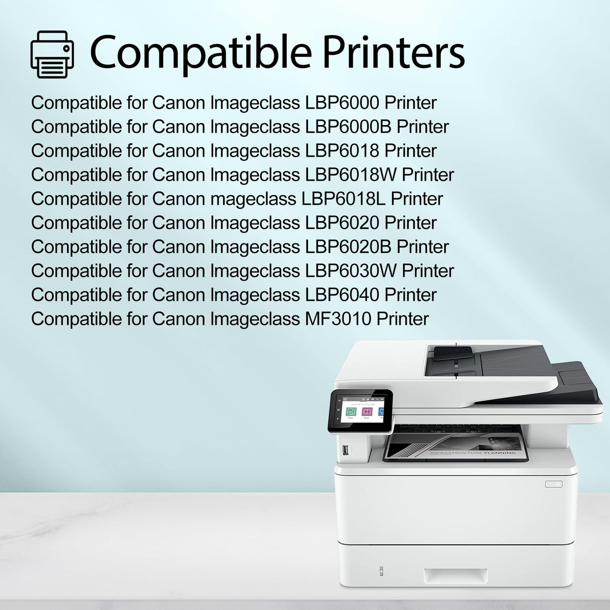 Compatible Toner Cartridge Replacement for Canon 125 CRG-125