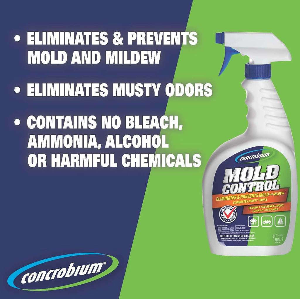 Mold Control, 1 Gallon Refill, Eliminates and Prevents Mold, EPA Registered, Bleach Free, Odorless, VOC Free