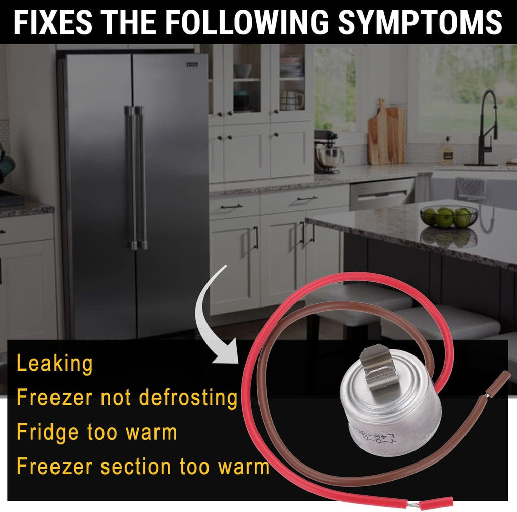 4387503 Refrigerator Bimetal Defrost Thermostat by Seentech - Compatible with Whirlpool, Ken-more