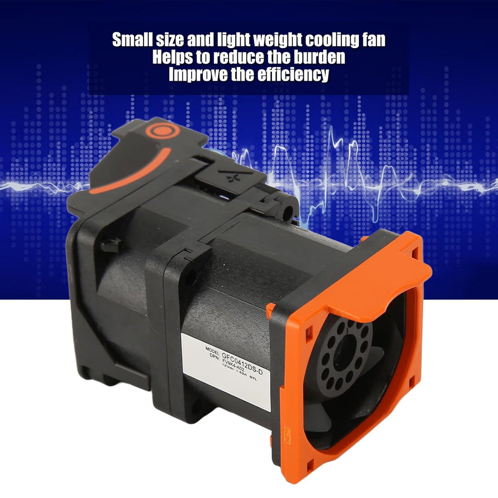 CPU Cooling Fan, Replacement for Poweredge R640 Server, with Safety Tested ABS Material, for Professional Technicians