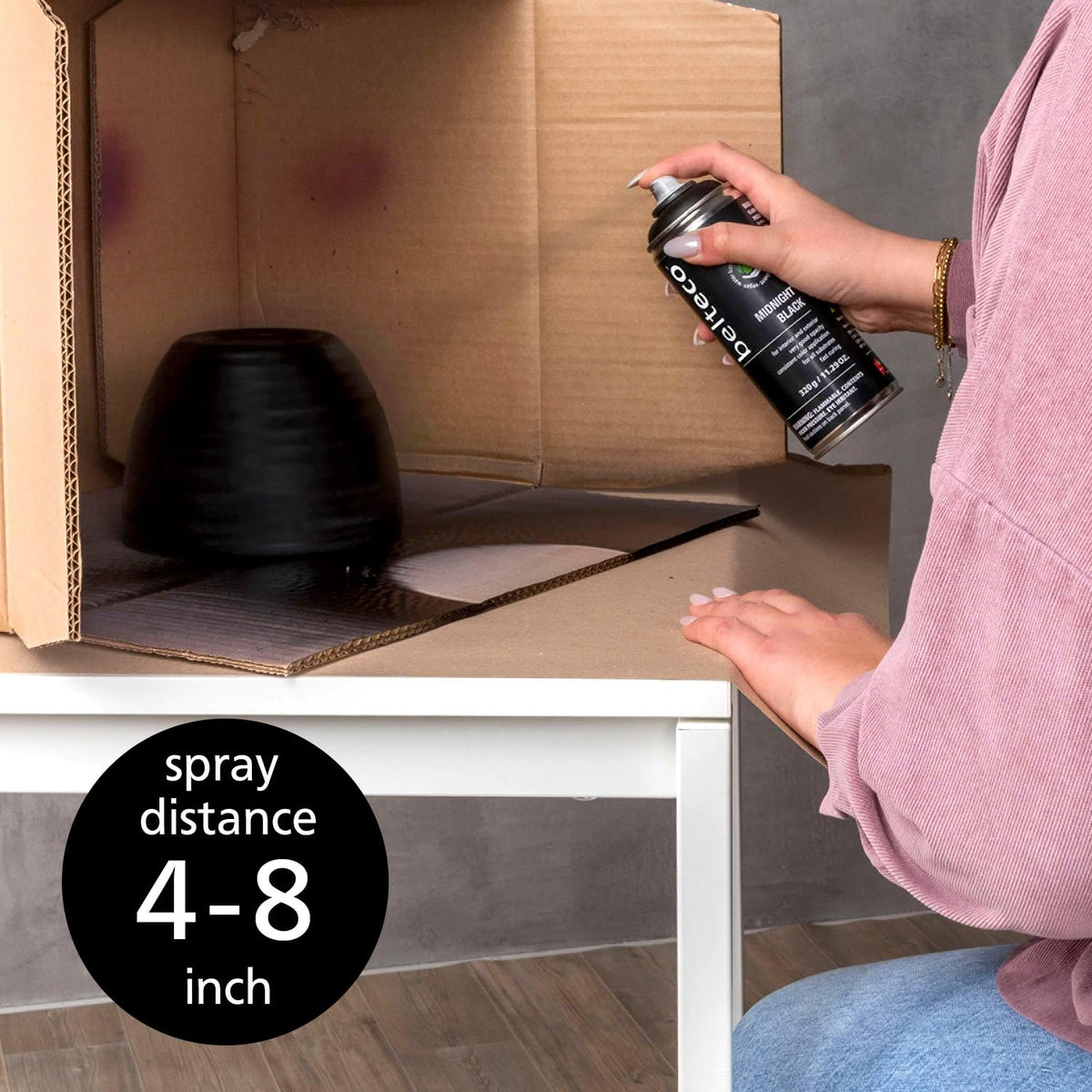 Spray Paint Black Matte | Water-based Matte Black Spray Paint
