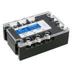 BAOMAIN 3 Phase Solid State Relay, JGX-3340A DC to AC 40A SSR, Three Phase Relay for CNC Machinery, Temperature Controller, Industrial Automation