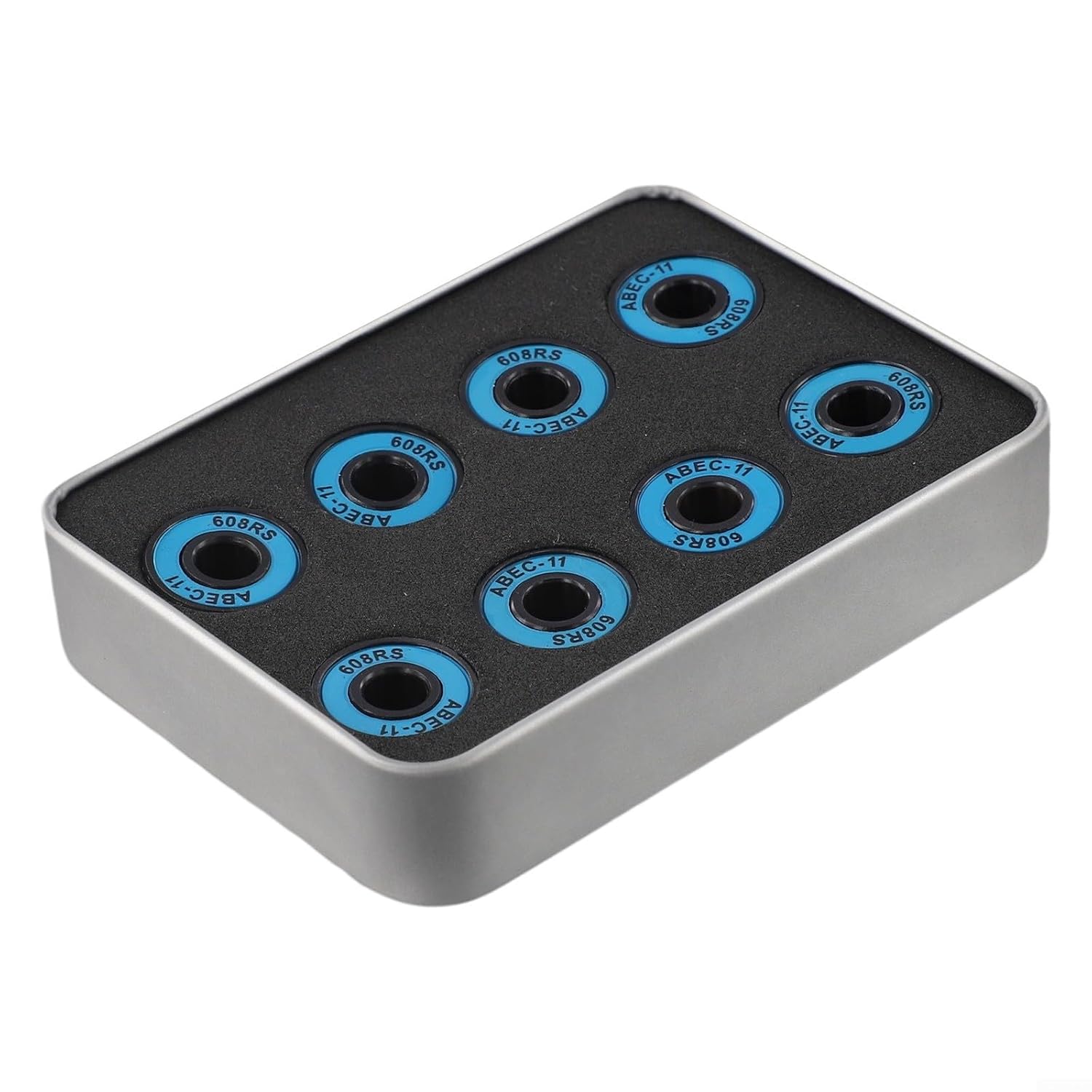 Skateboard Bearings, ABEC-11 608RS, Carbon Steel, Rubber Shield, Skateboards, Longboards, Roller Skates, Kick
