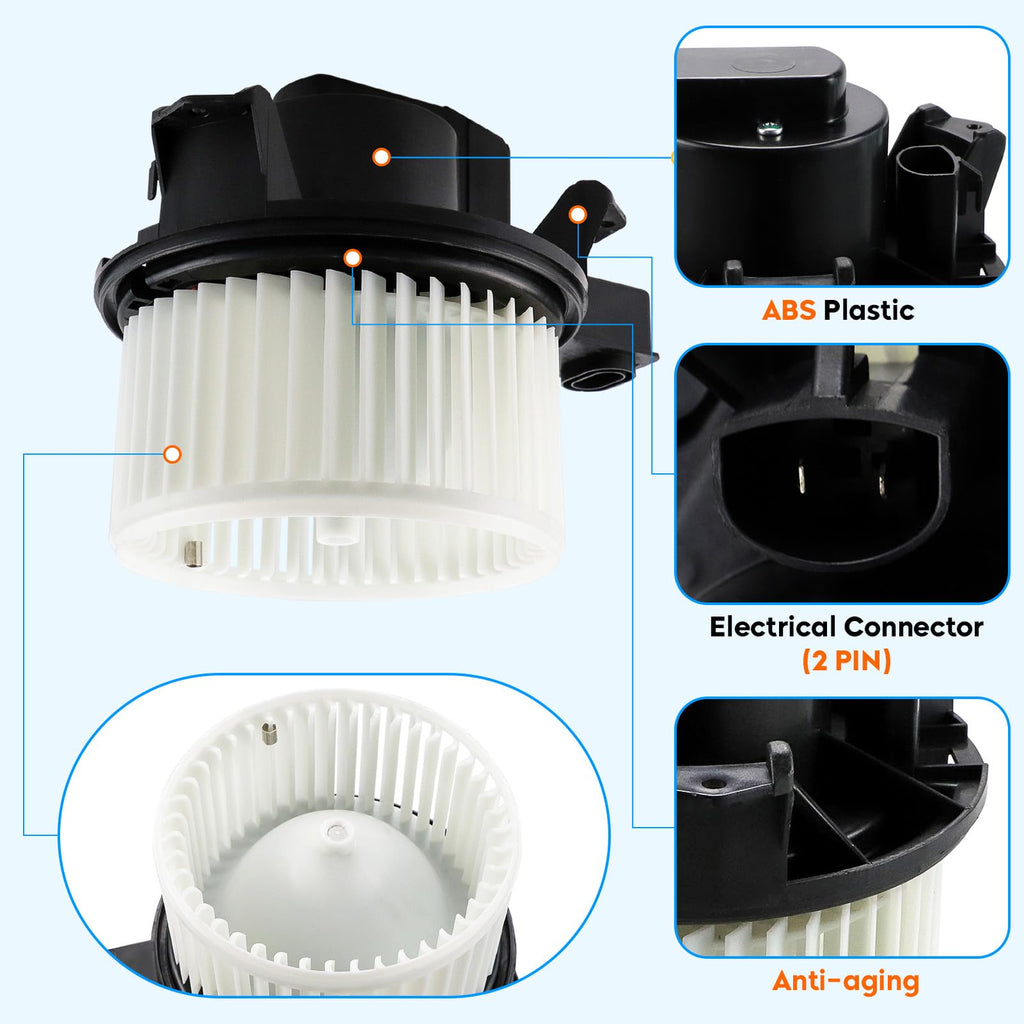 700185 HVAC Blower Motor Assembly Fan Cage Fit for Ford Mustang 2005-2009