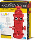 Hydrant Robot Water Pump Kit for Kids Ages 8-12 – DIY Building Set with Motorized Piston, Shoots Water Up to 2