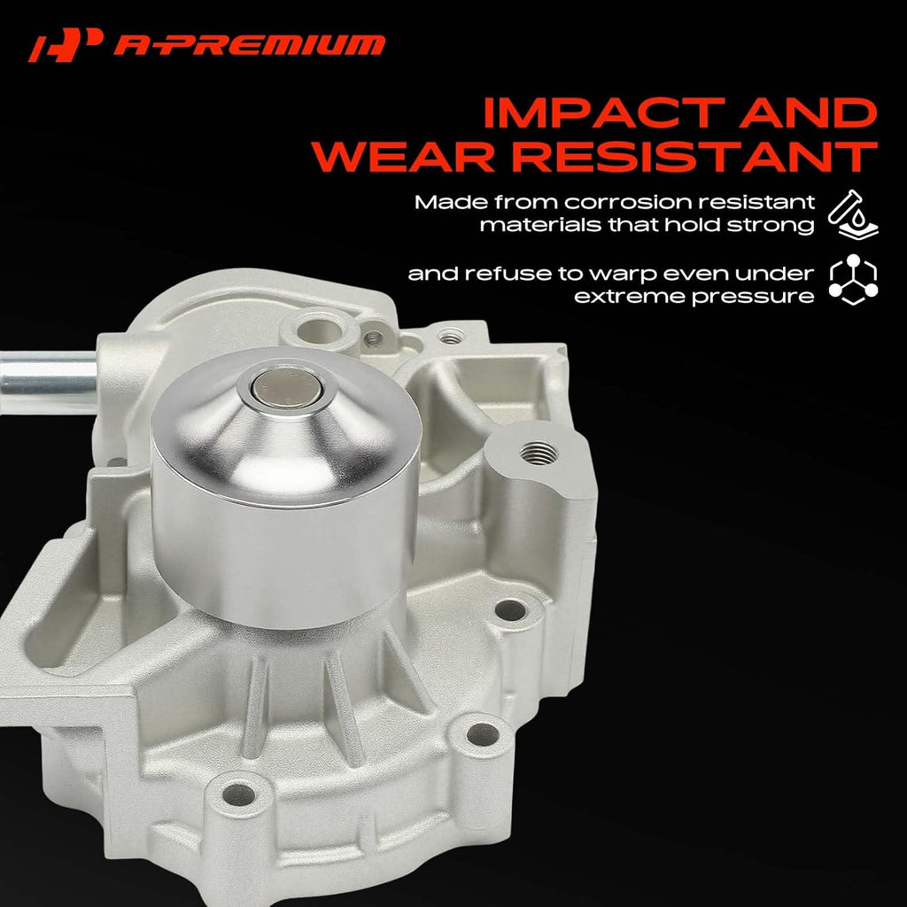 A-Premium Engine Water Pump (1.8 2.2 2.5L) Compatible with Subaru, Saab