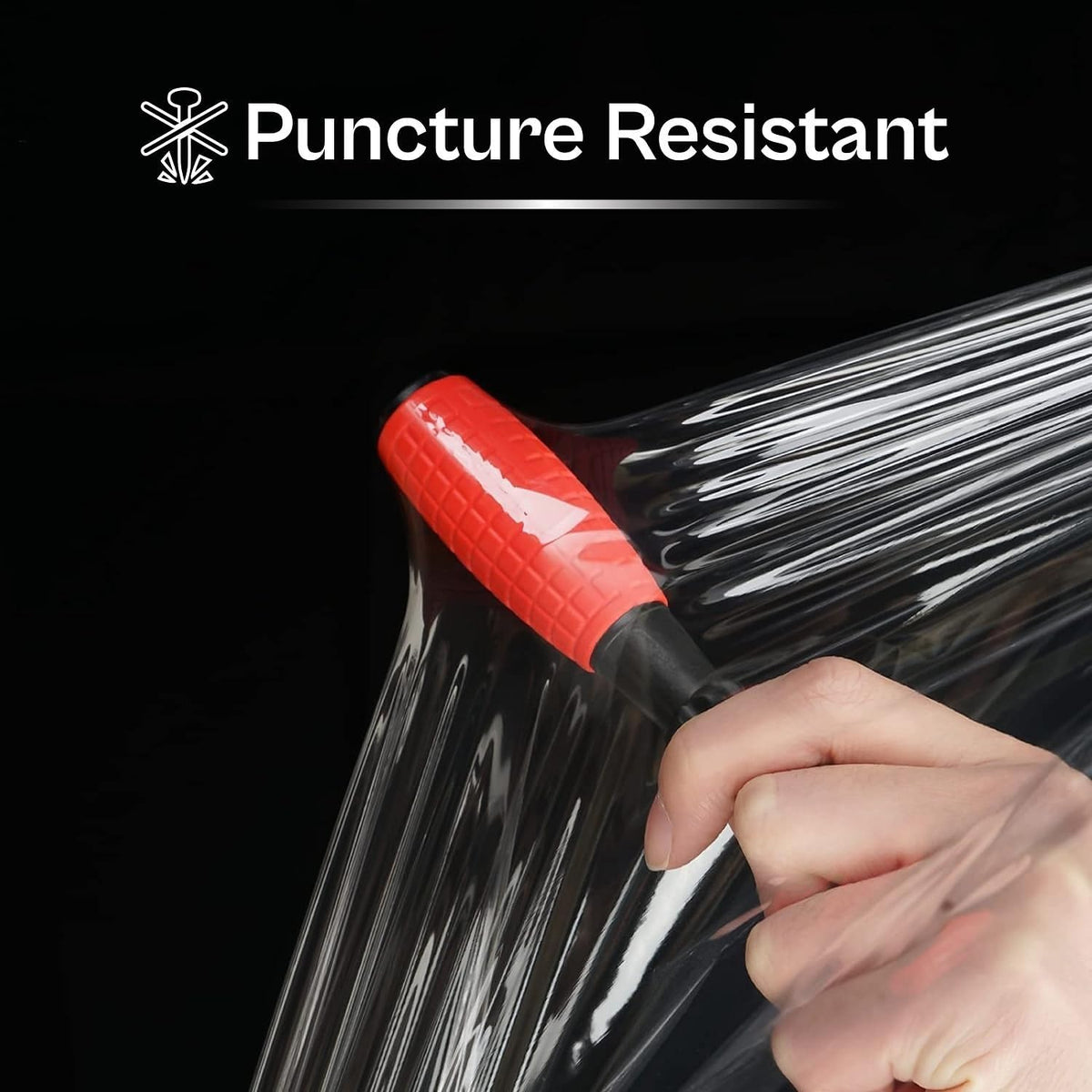 Clear Stretch Wrap, 4 Pack, 15 Inch x 1500 Feet 90 Gauge