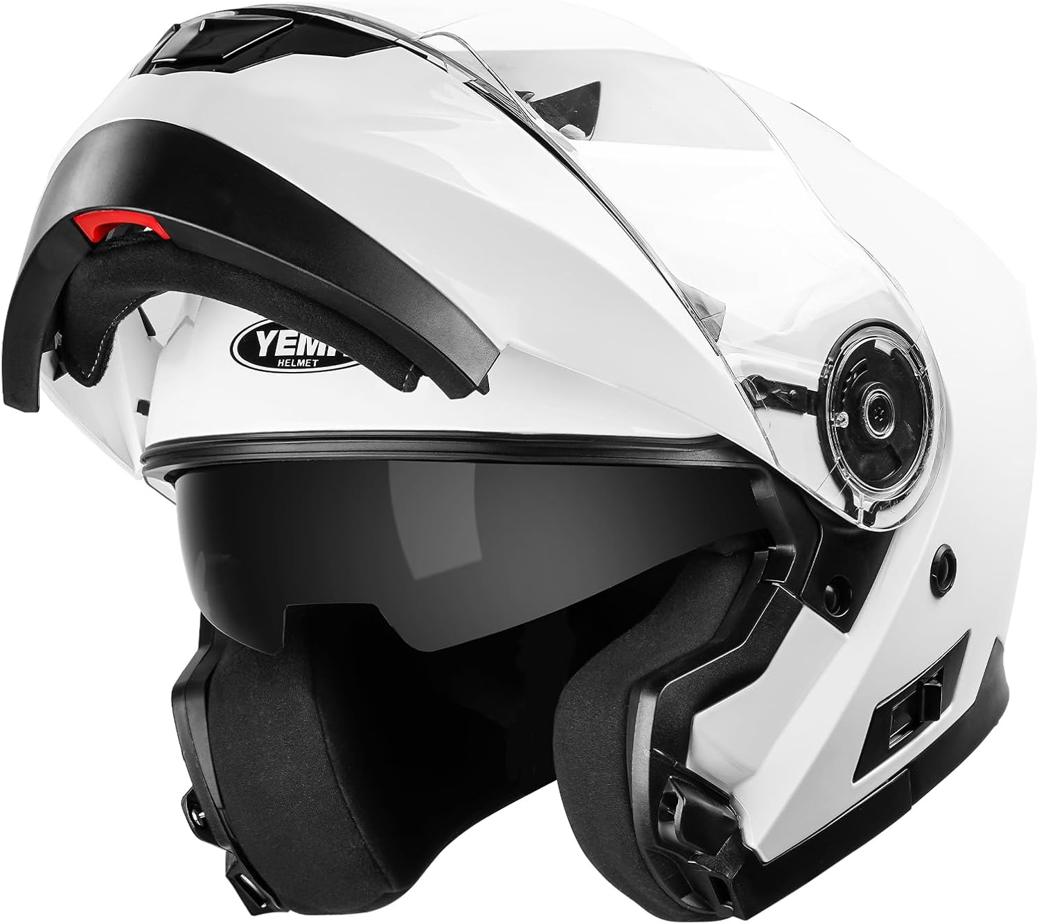 Modular Motorcycle Helmets, DOT Approved Full Face Motorcycle Helmet with with Flip Up Dual Visor for Men & Women