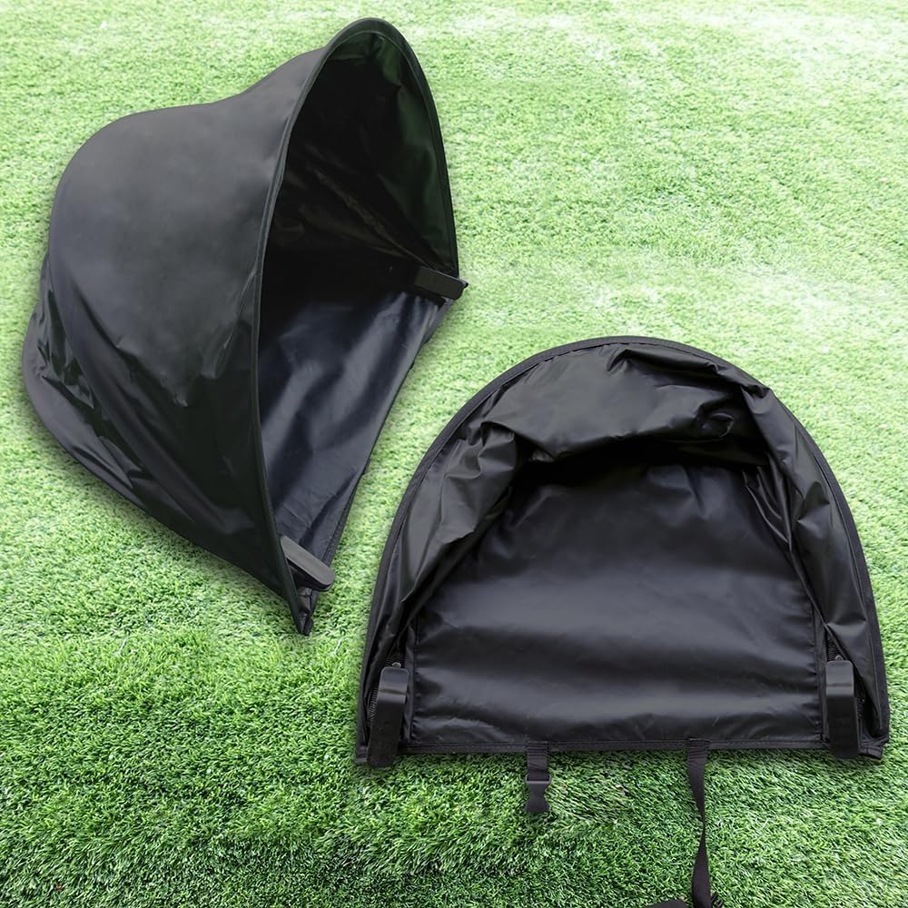 Golf Bag Rain Cover – Lightweight 250g Waterproof & UV-Resistant Hood with Flexible Frame, Fits Stand & Cart Bags