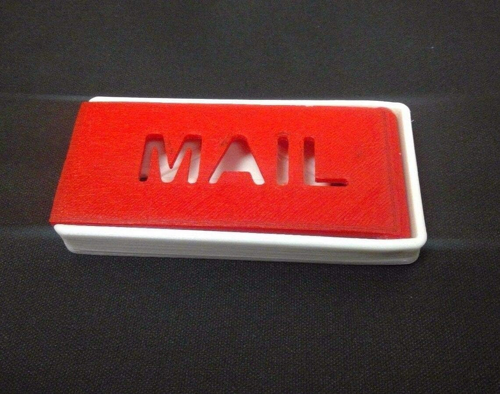 Mailbox Flag, Front Mount, Great on Brick/Stone Mailbox, Stylish Replacement