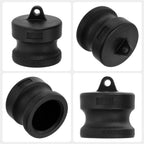 Kozelo 2Pcs Type DP 1-1/2"Poly Dust Plug Cam Lock Hose Fitting