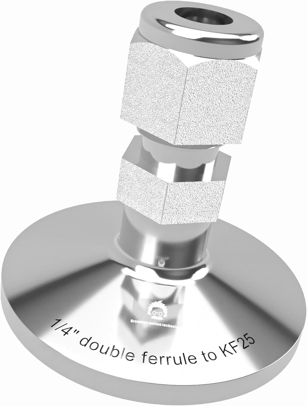 1/4 inch Swagelok to KF25 NW25 Flange Adapter Fitting Compression Fitting Double Ferrule Type Fitting (1, 1/4 in)