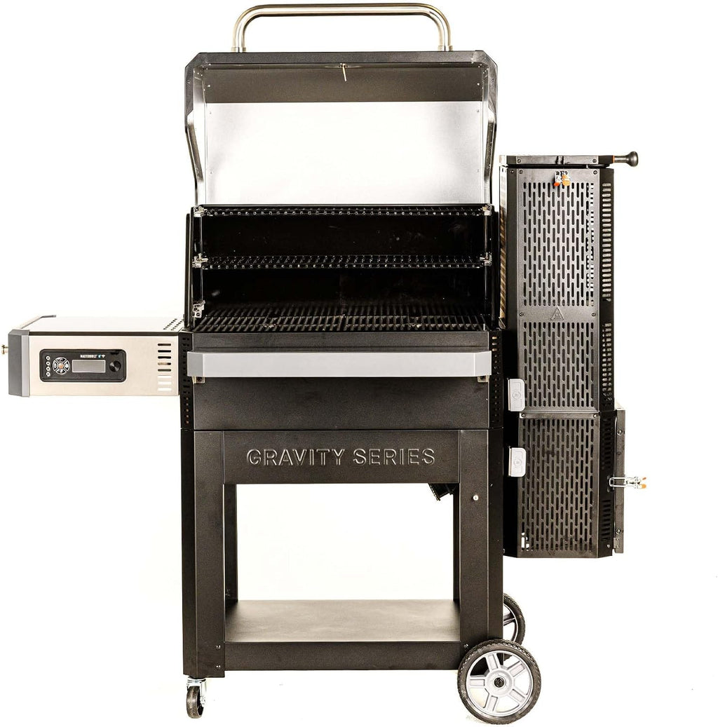 Gravity Series 1050 Smoker Grill - Digital Charcoal Combo Grill with Free App, 1,050 Cooking Square Inches in Black