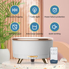 500ML Large Capacity Essential Oil Diffuser, Ultrasonic Aromatherapy Diffuser with 7 Color LED Lights with Remote