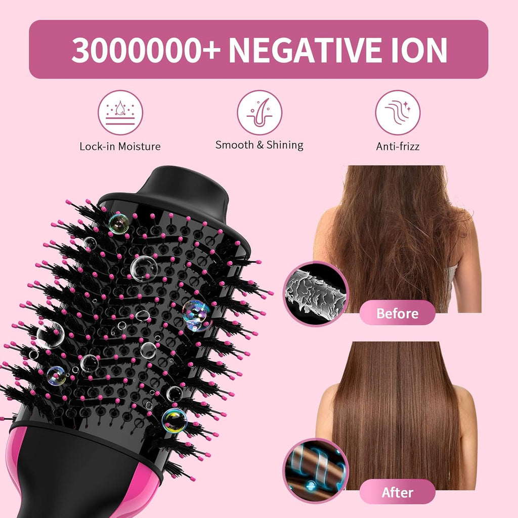 Hair Dryer Brush Blow Dryer Brush in One, Upgraded 4 in 1 Hair Dryer and Styler Volumizer with Negative Ion
