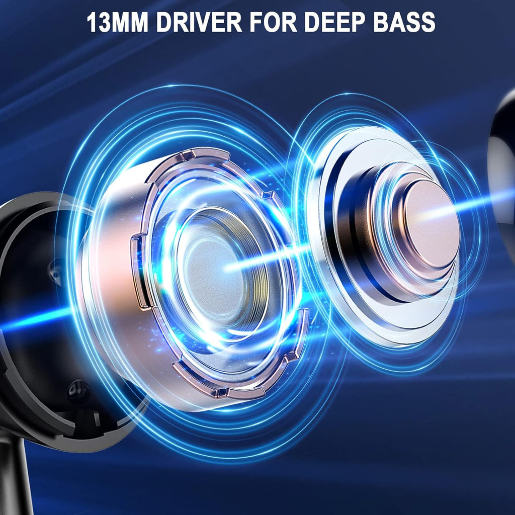 Wireless Earbuds, Bluetooth 5.4 Ear Buds LED Power Display Headphones Bass Stereo, Bluetooth Earbuds in-Ear Noise