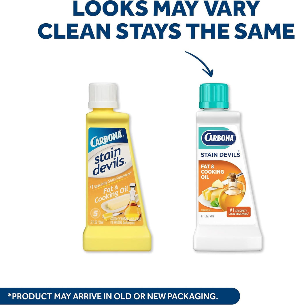 Stain Devils #5 | Fat & Cooking Oil | Professional Strength Laundry Stain Remover | Multi-Fabric Cleaner | Safe