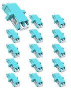 15 Pack LC to LC Fiber Optic Coupler Multimode LC Coupler