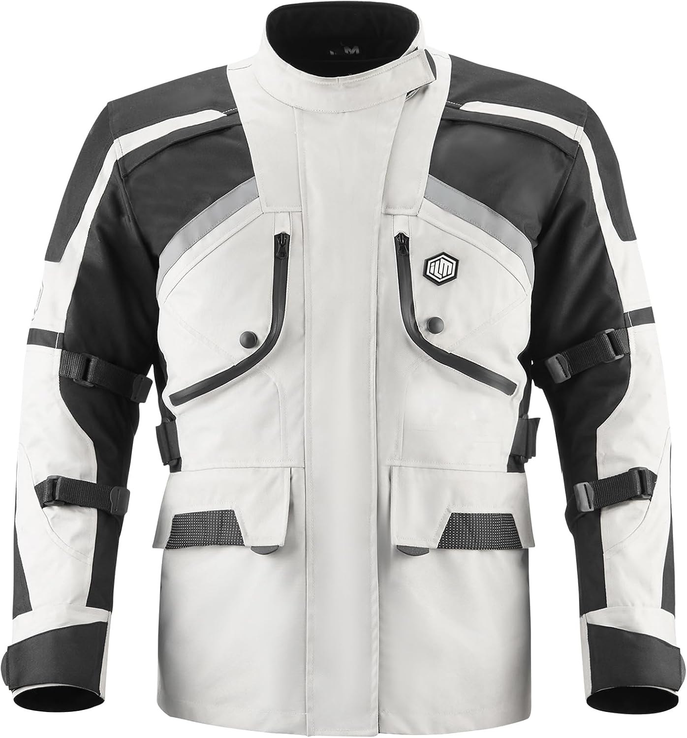 Motorcycle Jacket Adventure Mens Riding Armored Airflow Dirt Bike Touring Waterproof Clothing All Season Model RL01