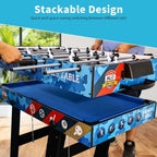 5 in 1 Multi Combo Game Table,Folding Multi Game Combination Table Set with Soccer Foosball Table,Pool Table,Hockey