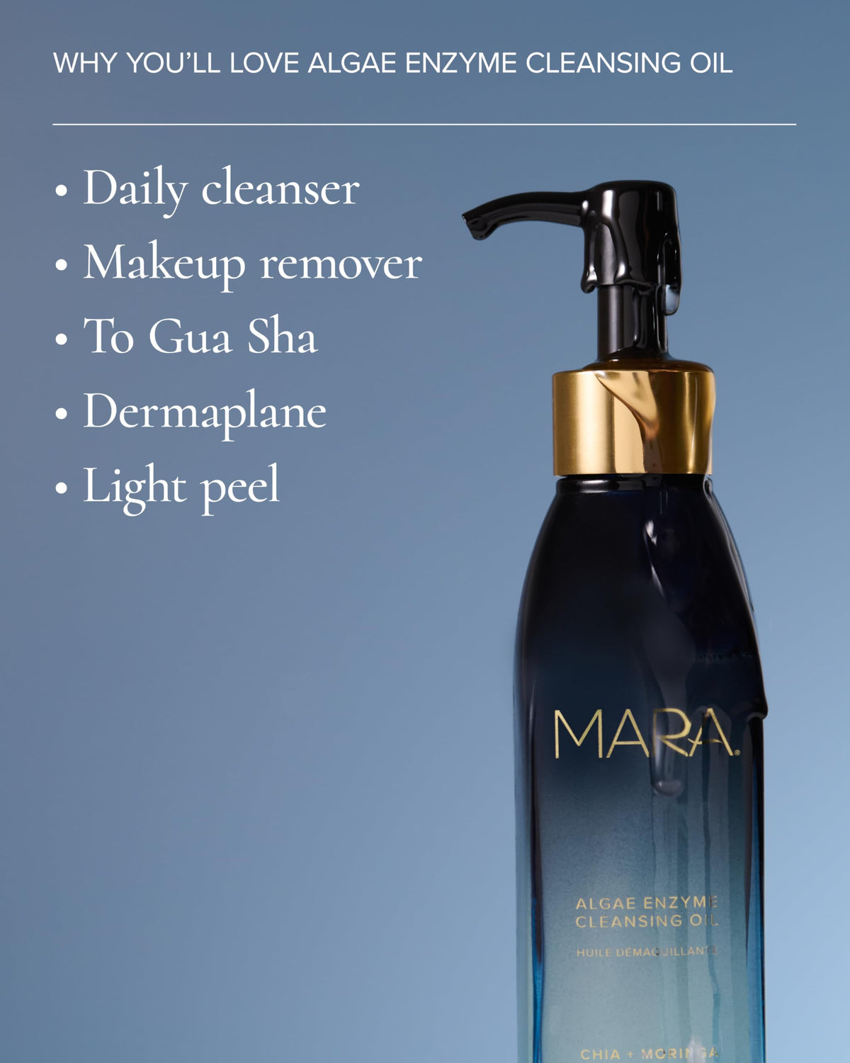 Algae Enzyme Cleansing Oil - Gentle Makeup Remover (4oz / 120mL)
