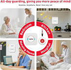 Caregiver Pager Wireless Call Button Nurse Alert System Home Care