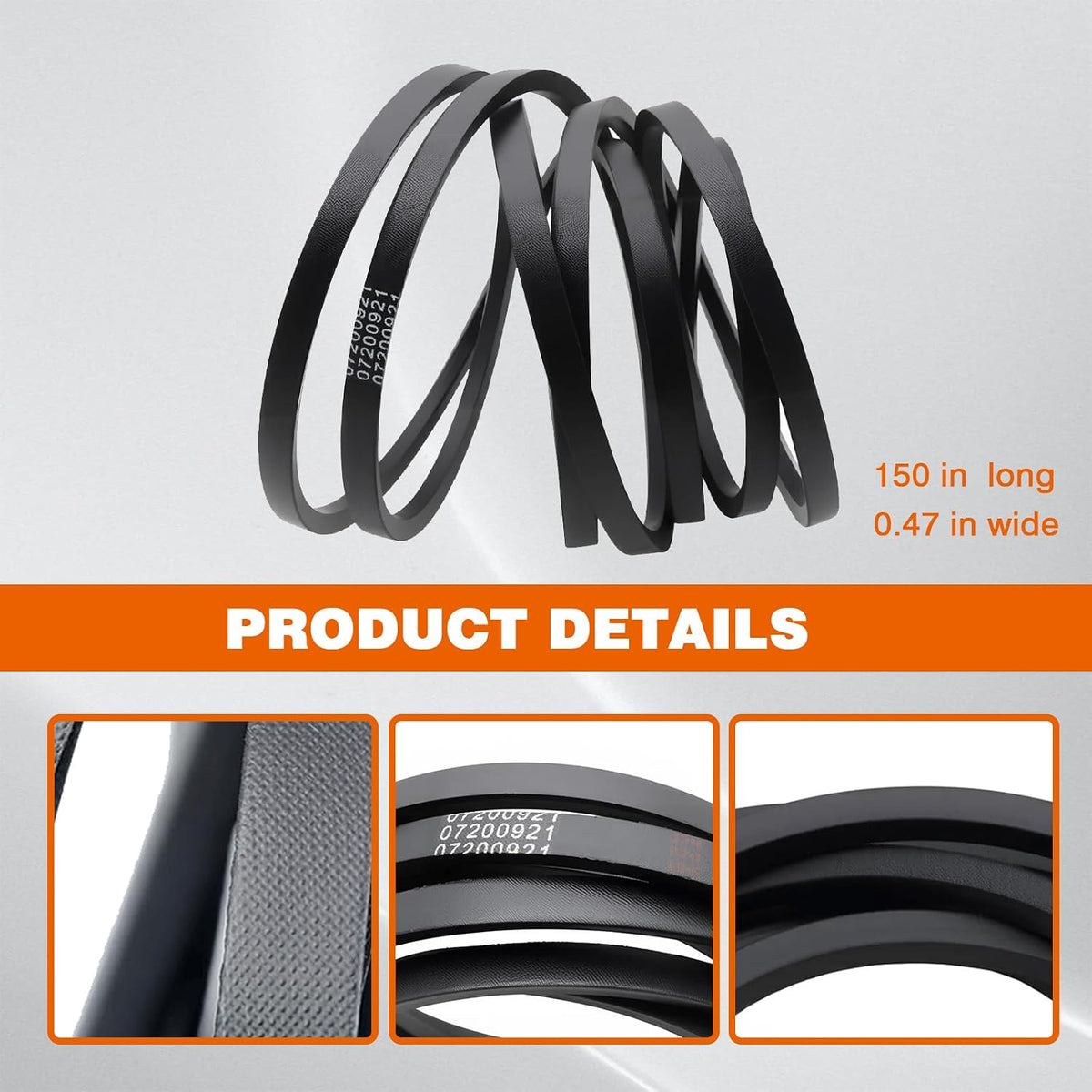 07200921 Drive V-Belt - B52 1/2" x 92.1"
