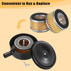 OwnMy 1 Set Air Compressor Silencer with 3 Air Compressor Intake Filters