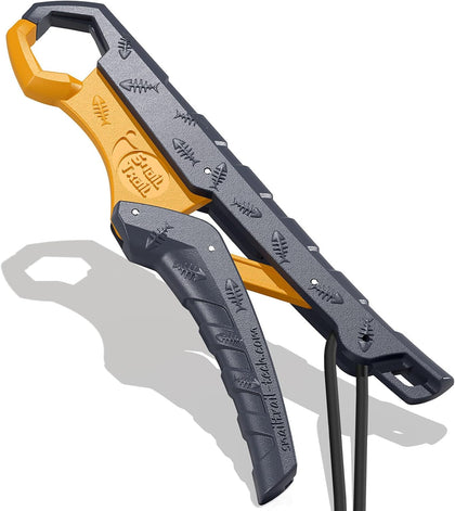 7.5'' Floating Fish Gripper, Fishing Grabber | Catfish Mouth Pliers, Caught Bass Holder, Fish Scale Hook Clamp