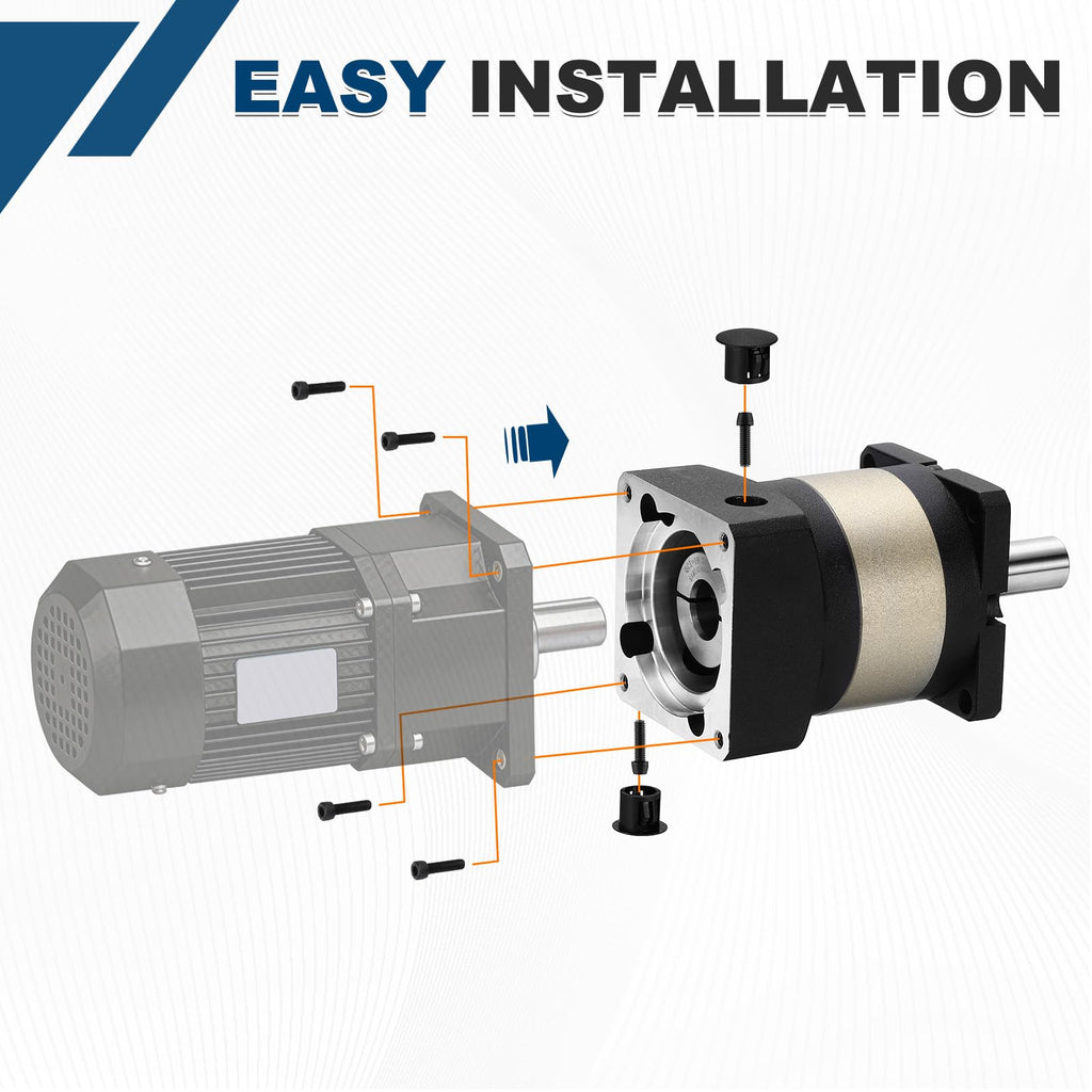 DTGN Planetary Gearbox Speed Reducer Ratio 20:1 Backlash 15 Arc‑min