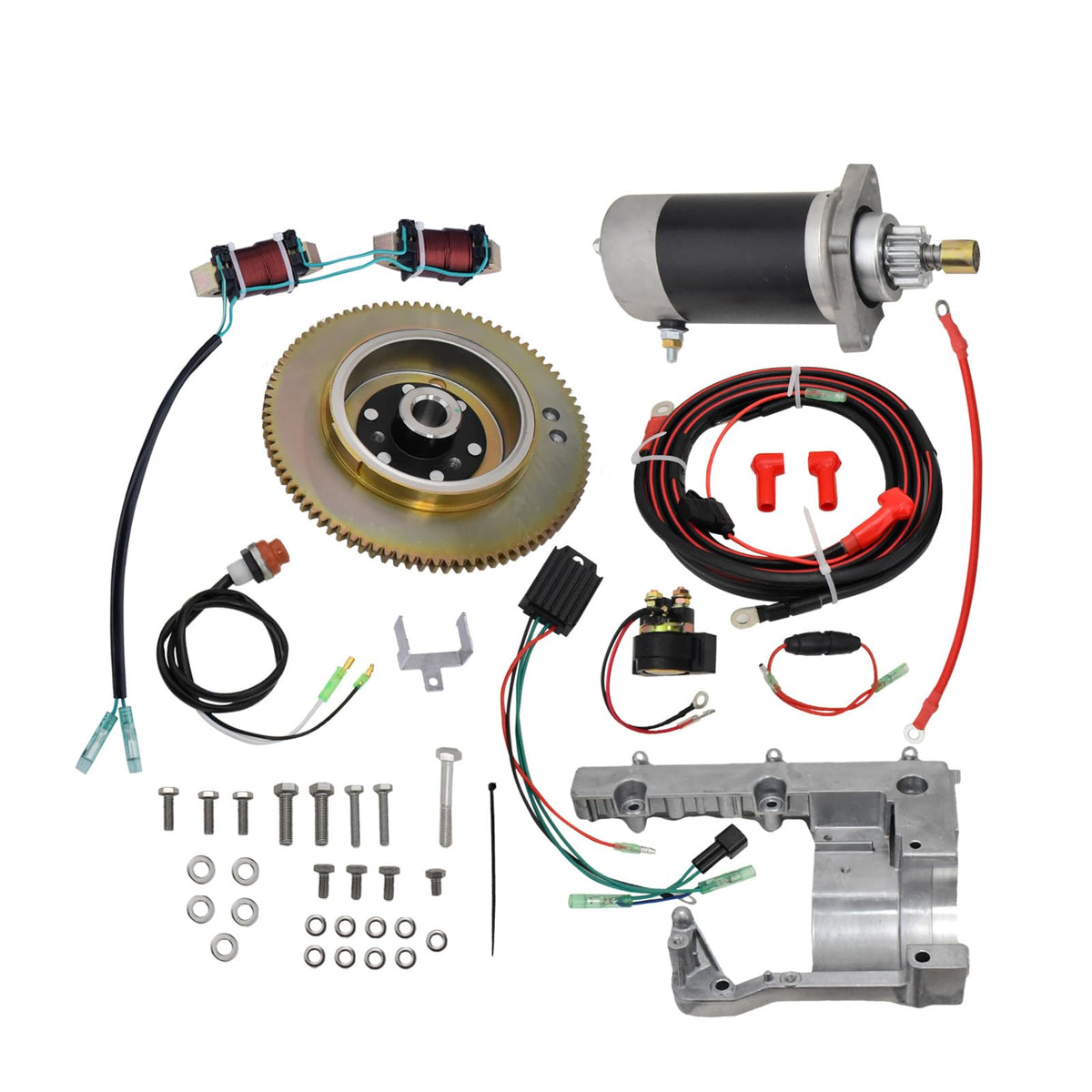 WATERLONG 6H4 Electric starter kit for Yamaha outboard 40HP 3CLY. 50HP 2 Stroke