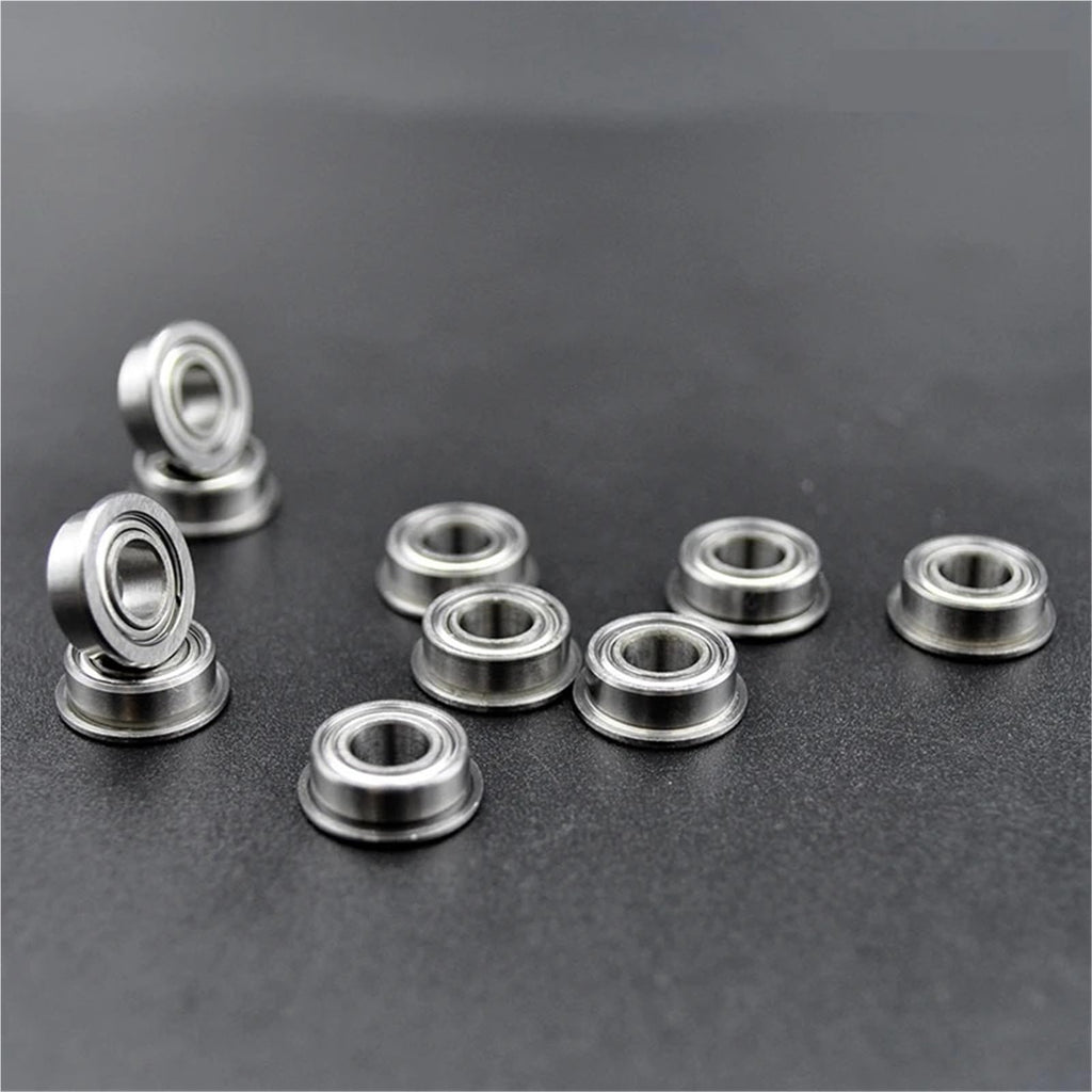 MF63 MF93 MF74 MF84 MF104 MF85 MF95 MF105ZZ MF115 MF106 ZZ Ball Flange Bearings 10Pcs(MF84 4x8x3mm)