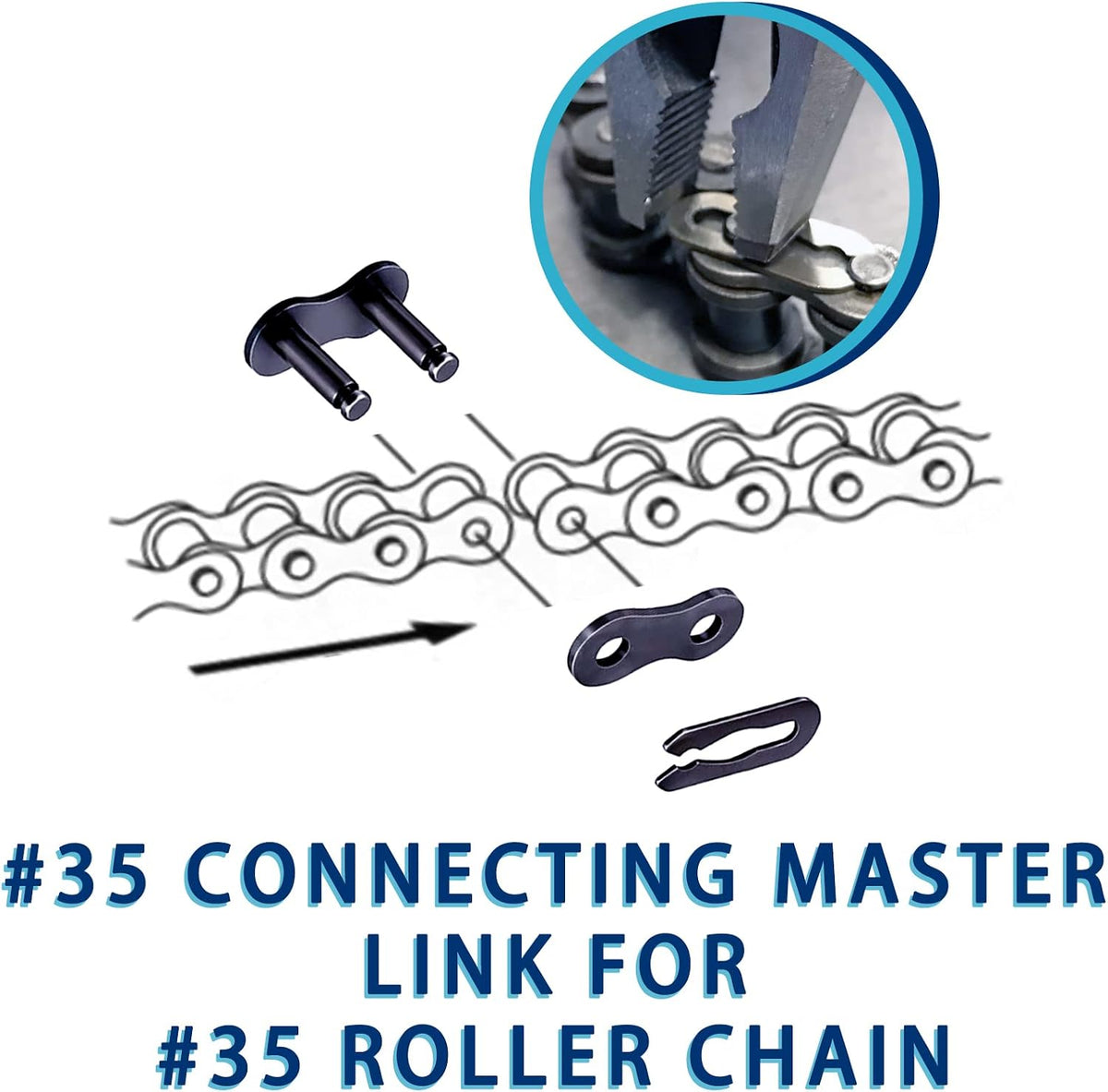 8Pcs 35 Chain Master Links