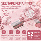 Double Sided Tape Roller, Scrapbook Glue Tape 6 Pack, Extra-Long