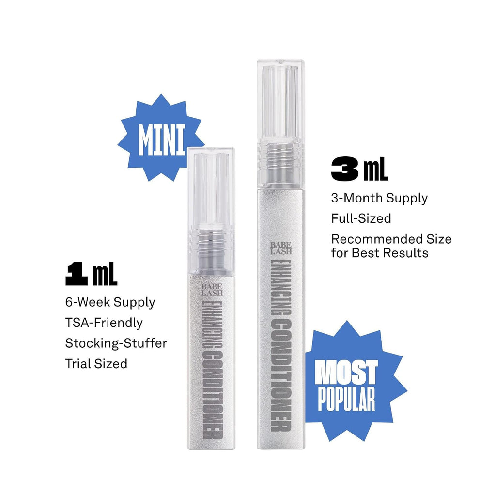 Babe Lash Enhancing Conditioner - Conditioning Serum for Eyelashes, with Peptides and Biotin, Promotes Fuller &