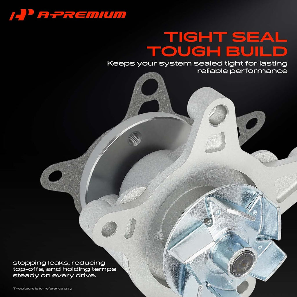 A-Premium Engine Water Pump (4Cyl 1.6L) Compatible with Hyundai, Kia