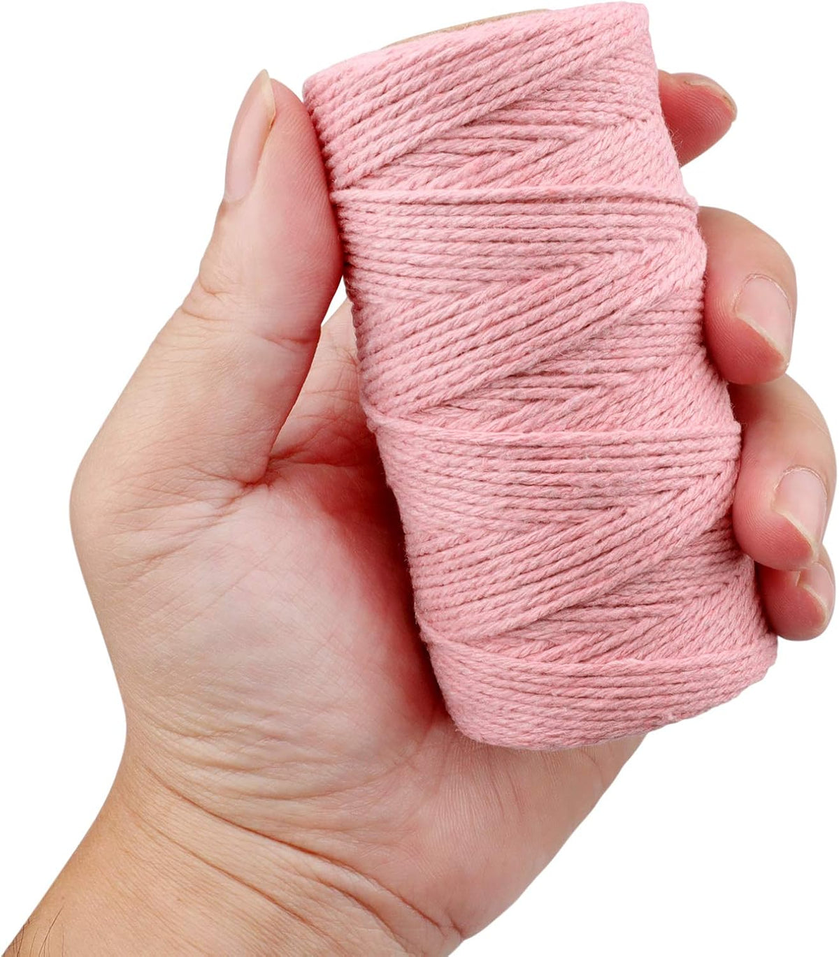 Pink Twine String, 328 Feet Valentine's Day Bakers Twine String, 2MM Heavy Duty Packing String for Valentine's Day