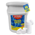Chlorine Tablets 3 Inch for Swimming Pools, Kills Bacteria and Stops Algae, Slow Dissolving,Exclusive Protective