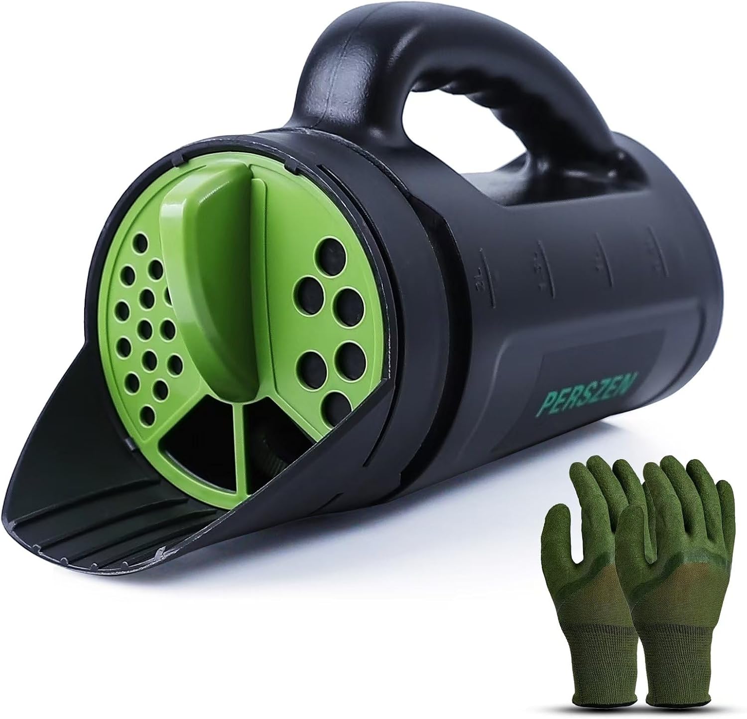 Seed Spreader Hand Held, Hand Spreader Lawn and Garden for Fertilizer Grass Seed Salt Ice Melt Earth Food, Seed
