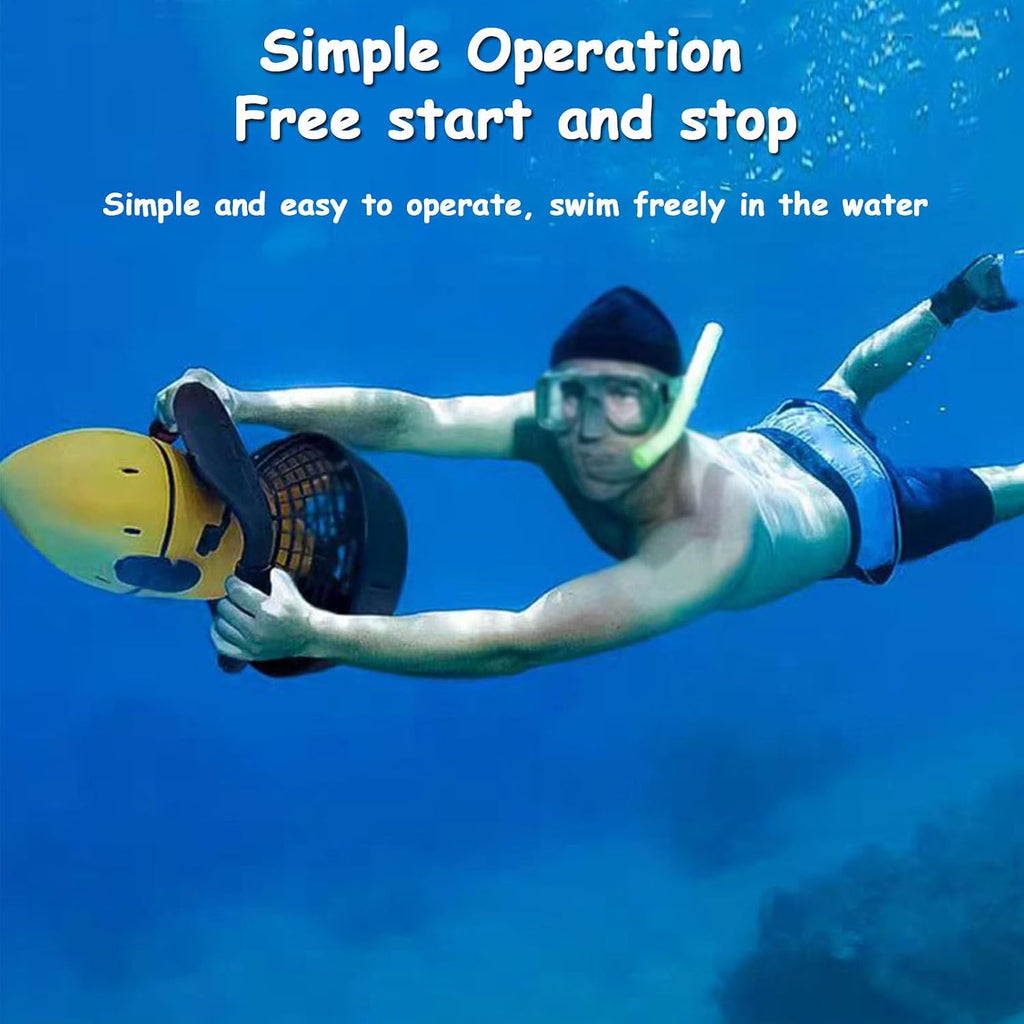 Underwater Sea Scooter Scuba Diving Swimming Boosters for Adults Explorer, Lead-Acid Batteries Lake Ocean Pool Under