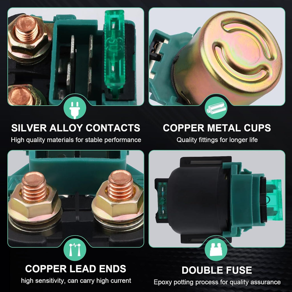 Starter Solenoid Relay for Kawasaki Bayou 220 KLF200 1988-2002 ATV
